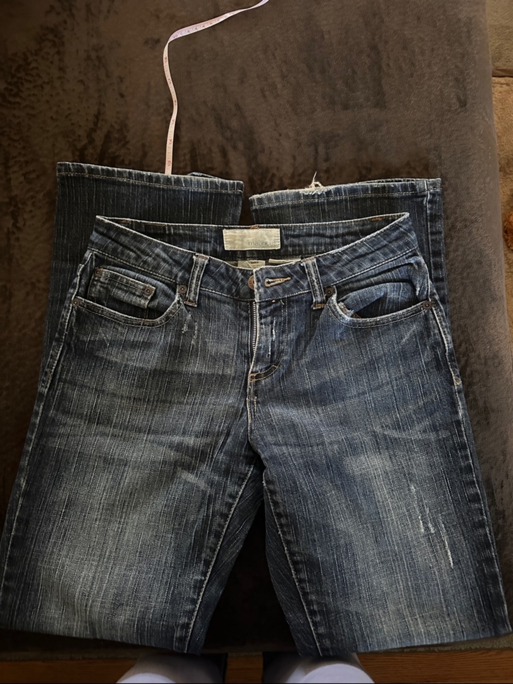 Maurices OG Women's Taylor Boot Cut Jeans in Dark Indigo Wash